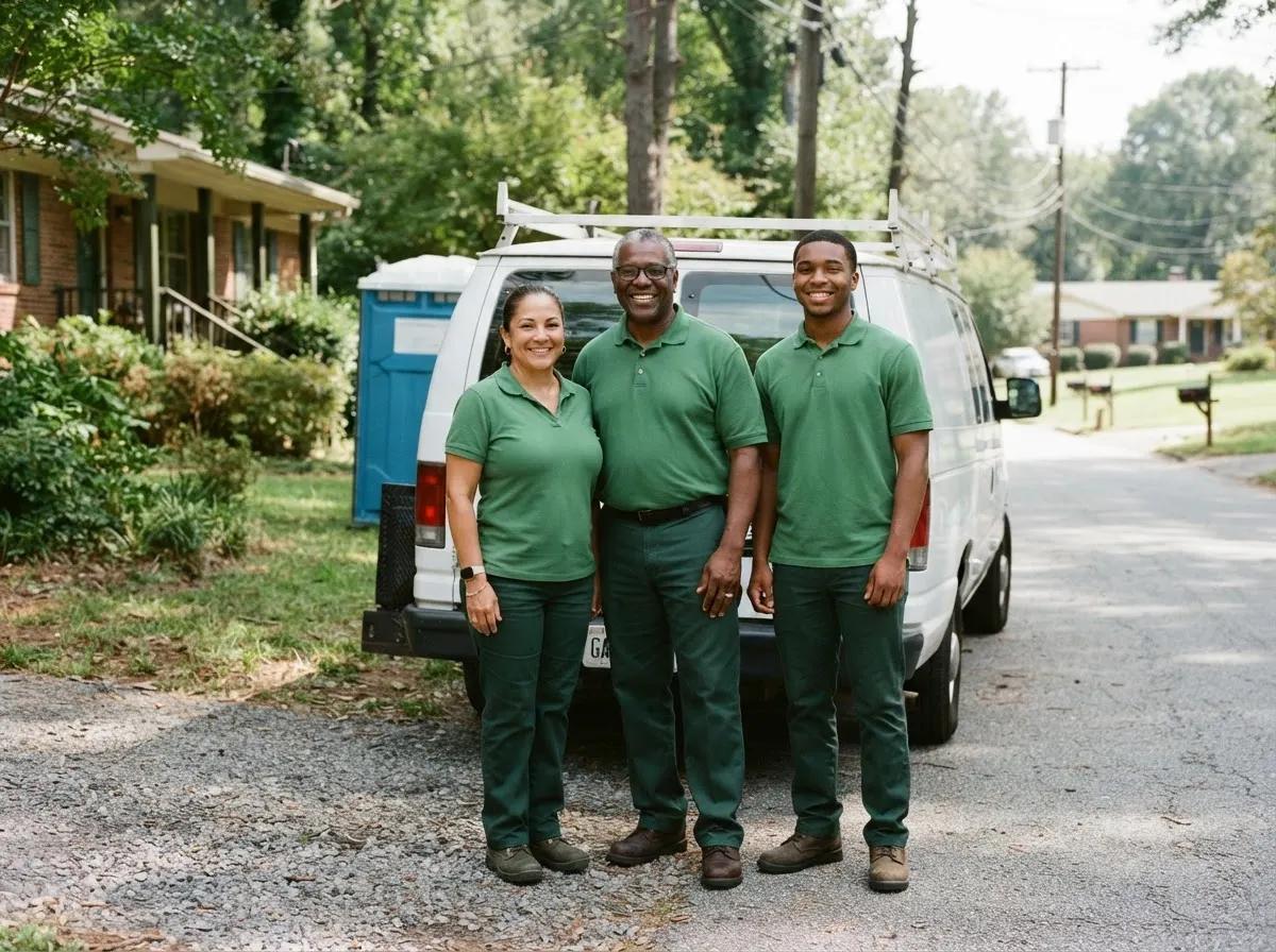 ClearPine Portable Toilets portable toilet rentals team in Atlanta, GA